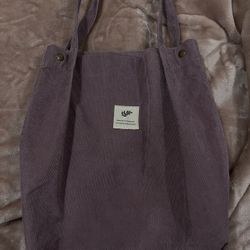 Korean Style Corduroy Tote Bag