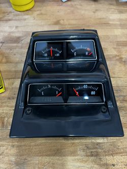 OER Console Gauges 67-69 Camaro Nova GTO 68-74