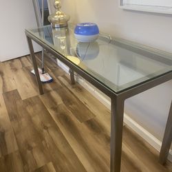 Steel Glass Table Gorgeous!