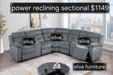 Power Sectional reclining nuevo en caja