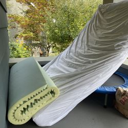 Twin Mattress And Twin Foam Topper 