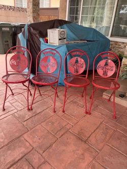 Vintage Coca-Cola chairs