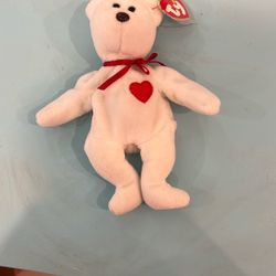 TY 1994 Beanie Babies Valentino The Bear With Errors