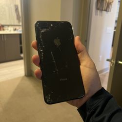 iPhone 8 Plus Black 64gb Tmobile Sprint Metropcs Cracked Back