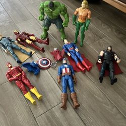 Super Hero Toys + Dinosaurs $10 For All. 