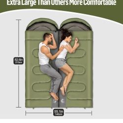 Night Cat Camping Sleeping Bag for Adults Portable Lightweight Backpacking Hiking Traveling Indoor Outdoor