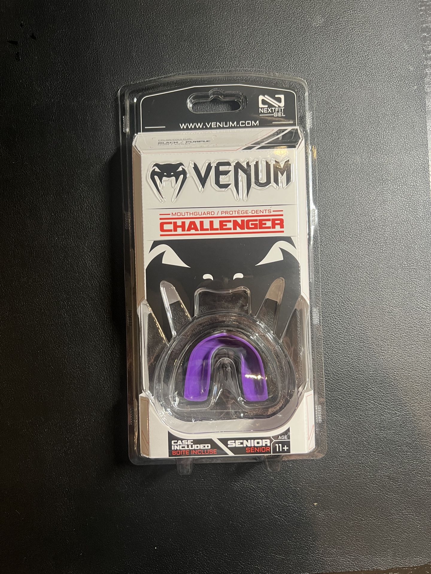 Venum Challenger Mouth Guard Purple and Black