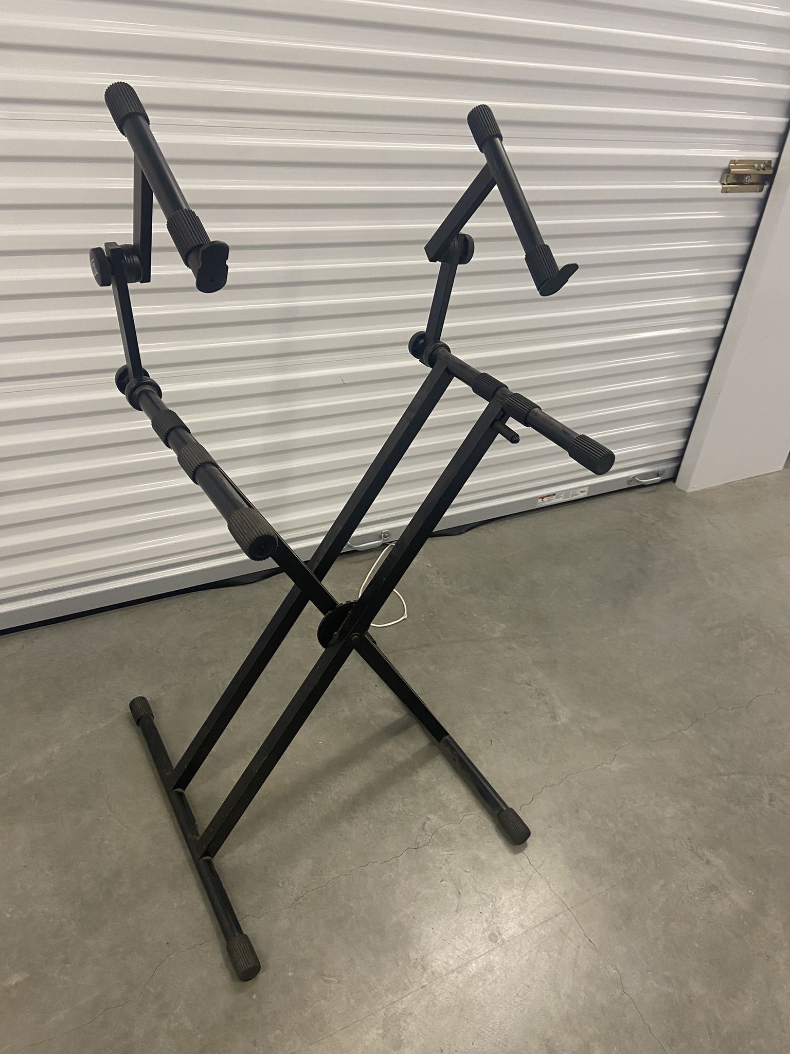 On Stage 2-tier Double Braced Two Keyboard Stand OSS-420 Heavy Duty