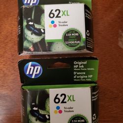 HP 62 XL Tri-color Ink Cartridges 