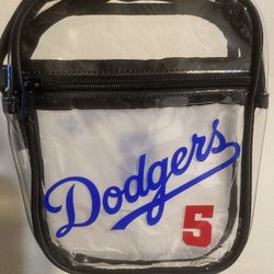 Dodgers Custom Clear Crossbody Bag- ANY Player ANY steam