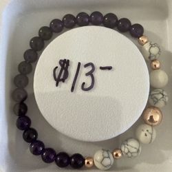 Amethyst Quartz Energy Bracelet