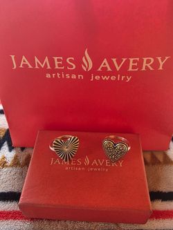 James avery ava heart ring size 7.5 $140 James avery Heirloom Bronze heart 7.5 $200
