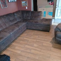 Brown Sectional Sofa