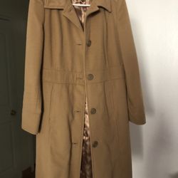 Light Brown Coat Size Medium