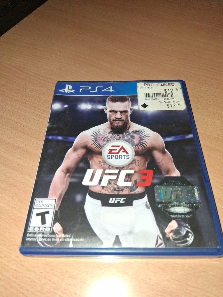 Ufc3 Ps4 Game