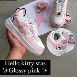 Hello Kitty Bape Glossy Pink