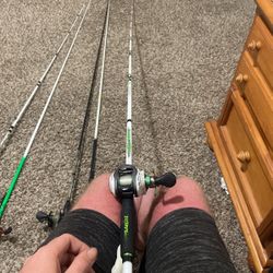 Lews Mach 1 7ft Medium Heavy Combo Like New