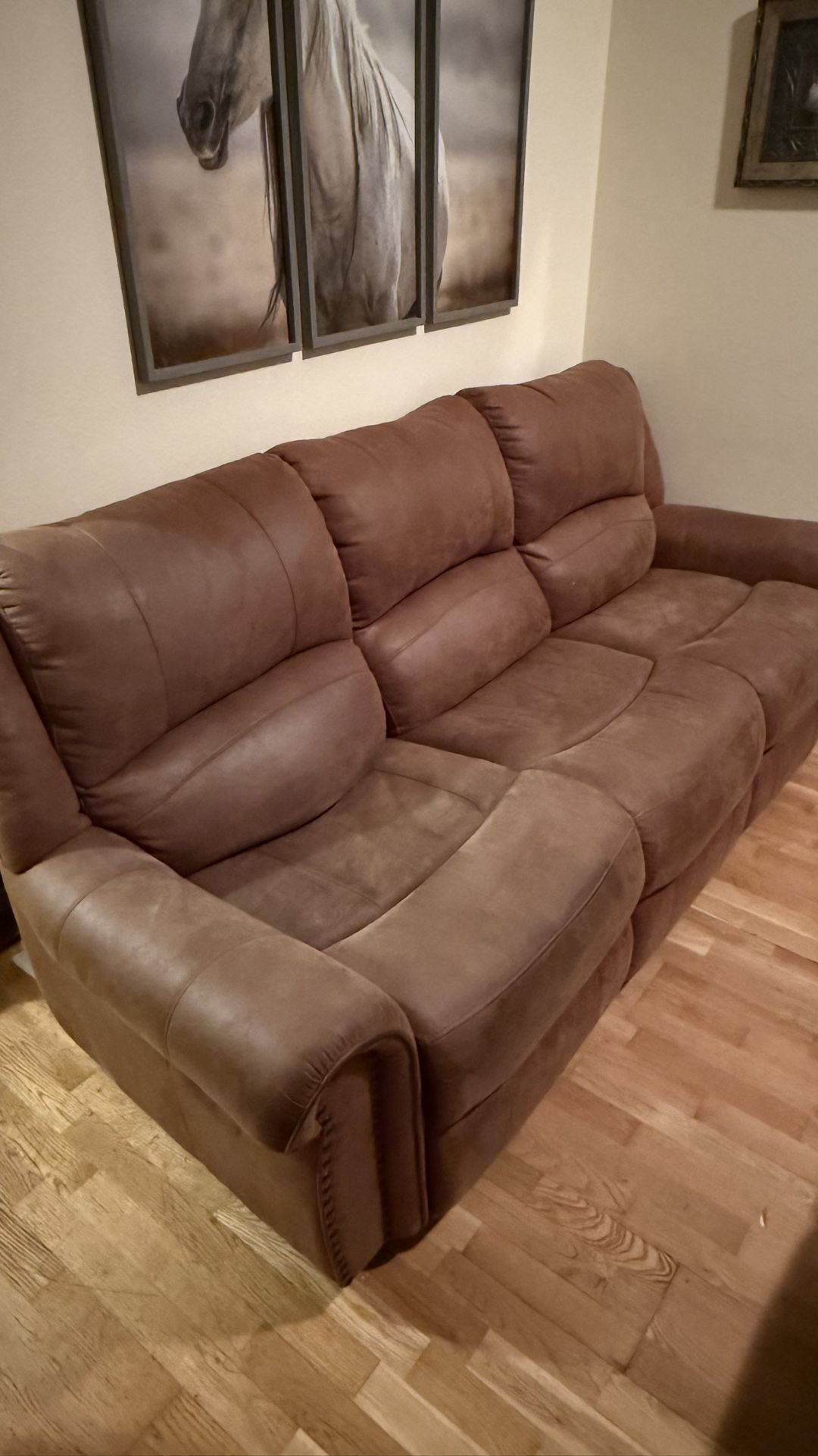 Used Reclining Living Room Set Couch Loveseat Recliner