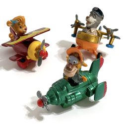 1989 3pc Disney’s Tailspins Diecast  Planes McDonald’s Happy Meal 