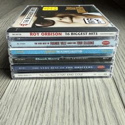 Oldies CDs Roy Orbison Chuck Berry Drifters Four Tops