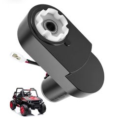 24V High Power Motor Gearbox for Power Wheel Kids Ride On Car, 3250RPM 150W Gearbox Replacement, Compatible with Huffy Truck, Dynacraft Realtree 24V, 