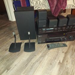 Complete Stereo System With Bose Speakers And Sub Woofer 