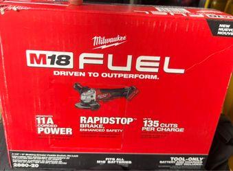 Milwaukee M18 FUEL 18V Lithium-lon Brushless Cordless 4-1/2 in./5 in. Grinder w/Paddle Switch (Tool-Only)
