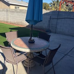Table And Umbrella 