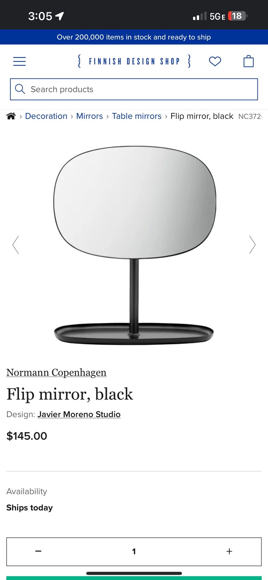  Flip Mirror Brand New