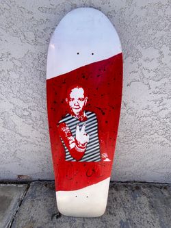 Custom Duane Peters-Inspired Old School Skateboard Deck – One-of-a-Kind Wall Art