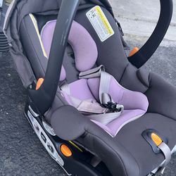 Chicco Car Seat, Base And Stroller