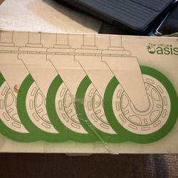 Replacement wheels for desk chair