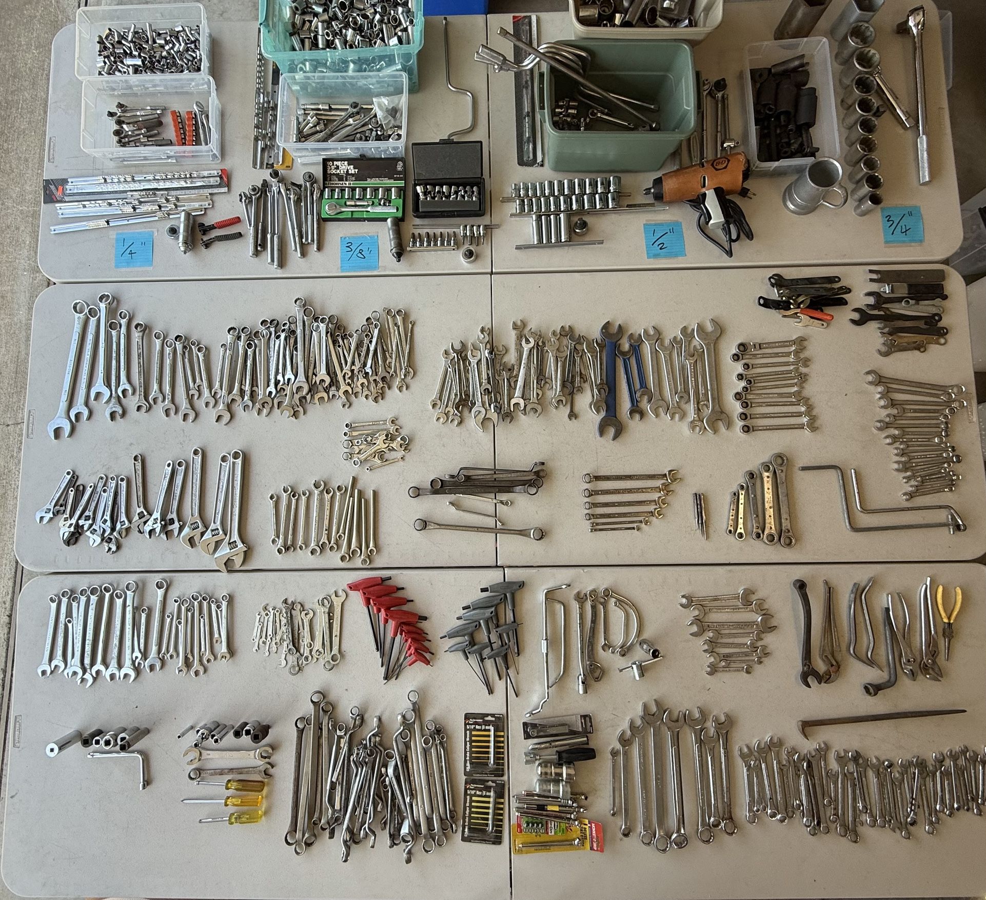 Large Mechanic Tool Bundle (1000+ Pieces) 