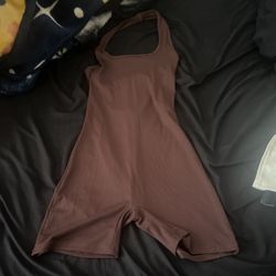 brown romper 
