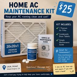 Home AC Maintenance Kit – New – $25