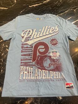 Philadelphia Phillies New Era Cooperstown Collection Retro T-Shirt Blue Size L NWT