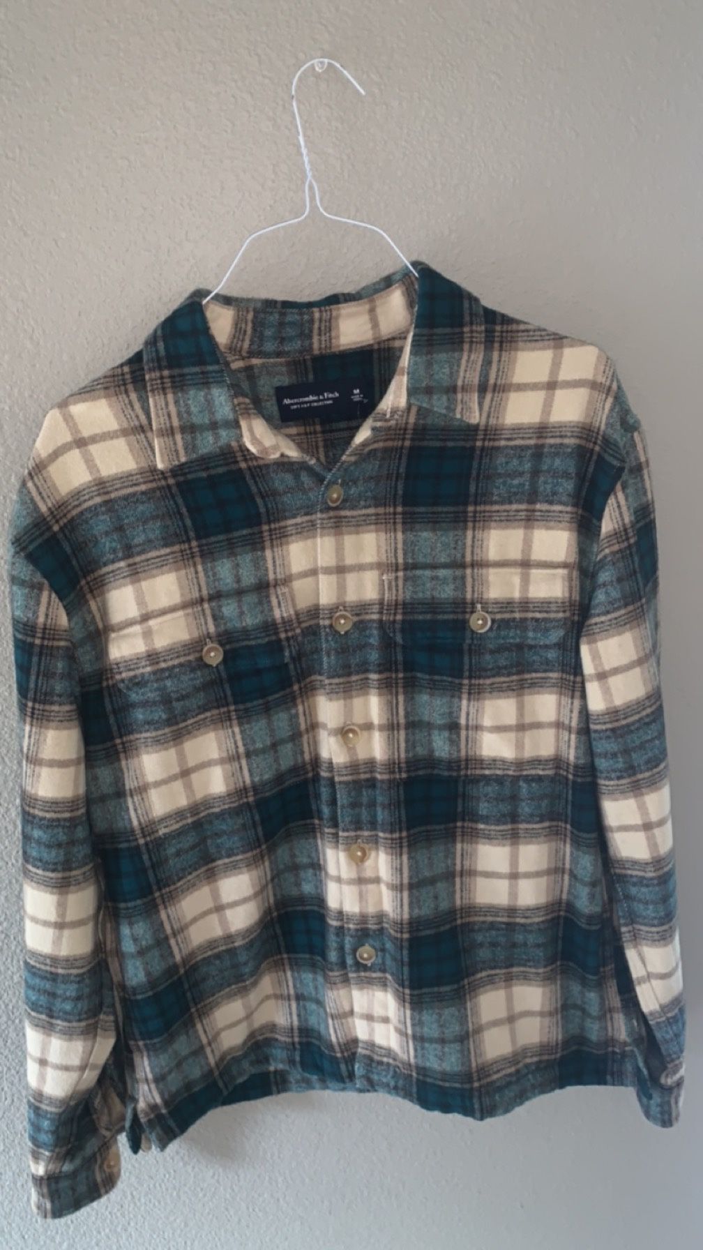 Abercrombie Heavyweight Flannel Shirt Jacket (SZ MEDIUM)