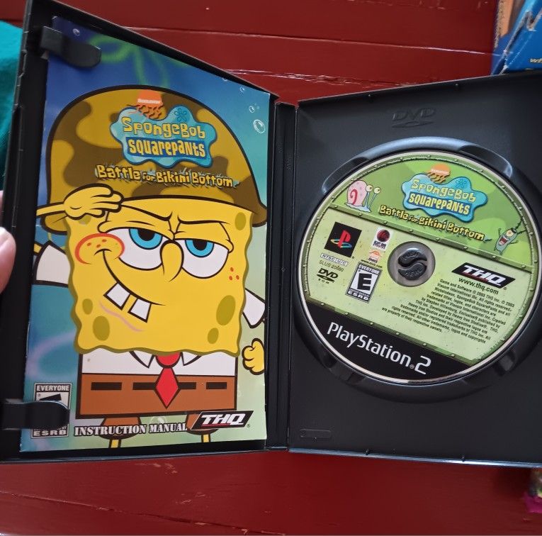 Playstation 2 SpongeBob Battle For The Bikini Bottom