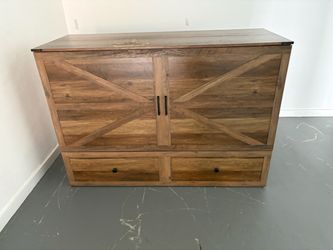 Mjkone Queen Murphy Bed, Cabinet Bed