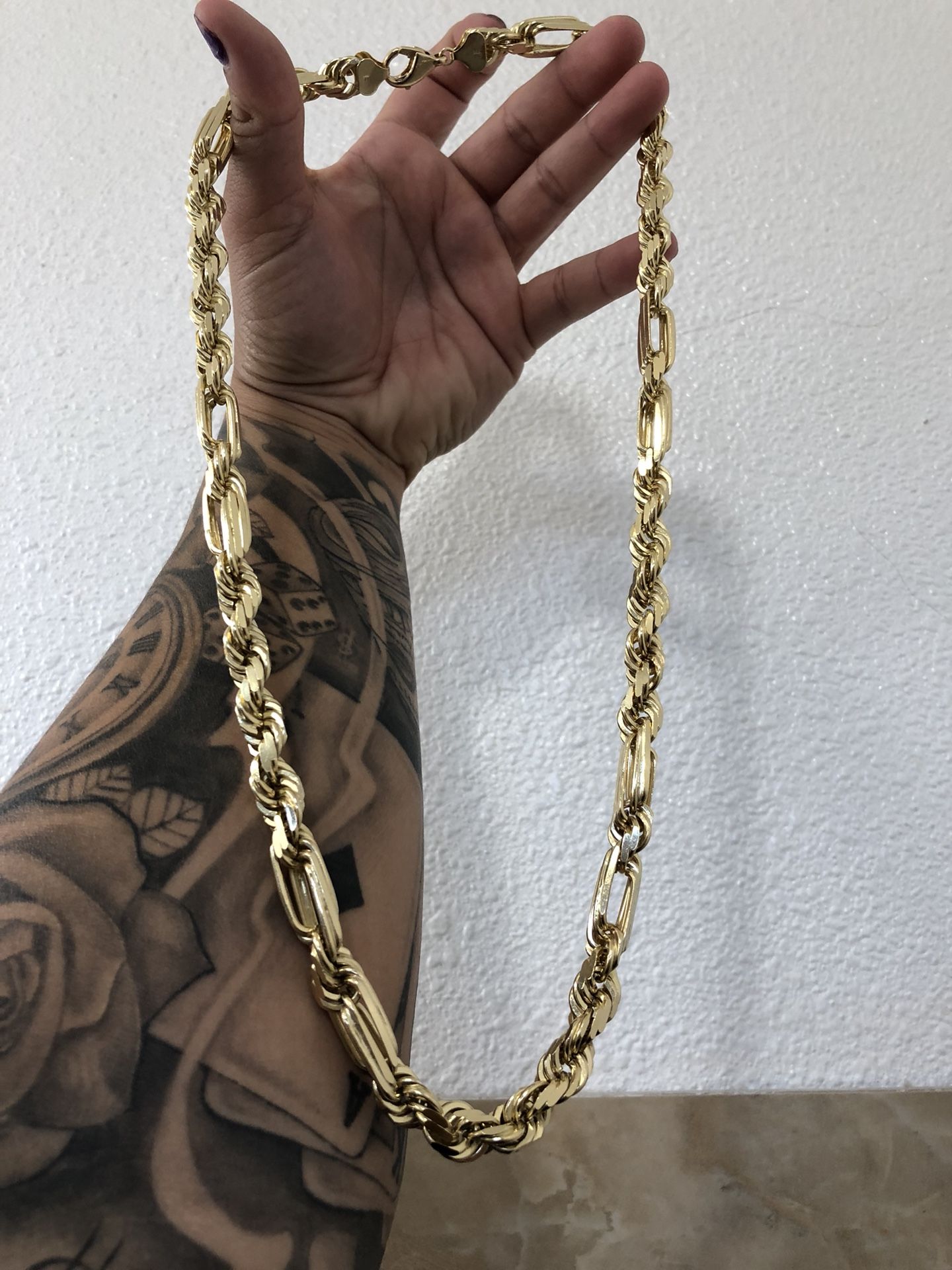 Solid 14K 10mm 26 Milano Gold Chain for Sale in Waianae HI OfferUp