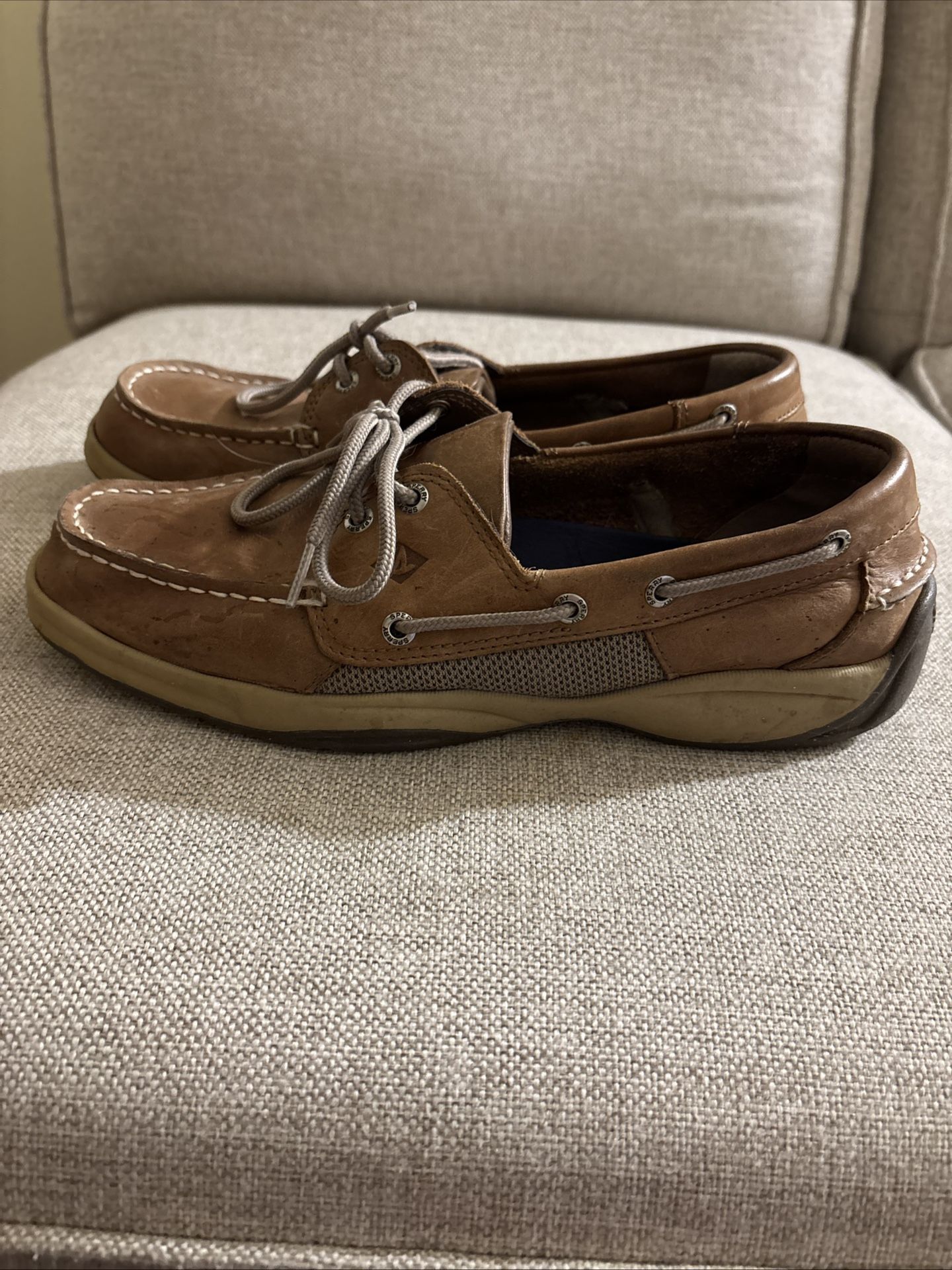 Sperry Top Sider Boat Shoes Size 10.5 Great Shape