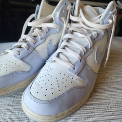 Nike Dunk high sail aluminum retro
