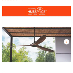 Factory sealed Tager 72 inch smart indoor/outdoor ceiling fan with remote (MSRP $229)