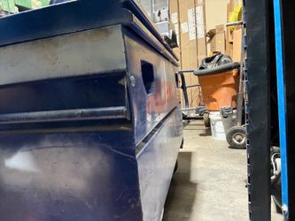 Steel Job Box on wheels