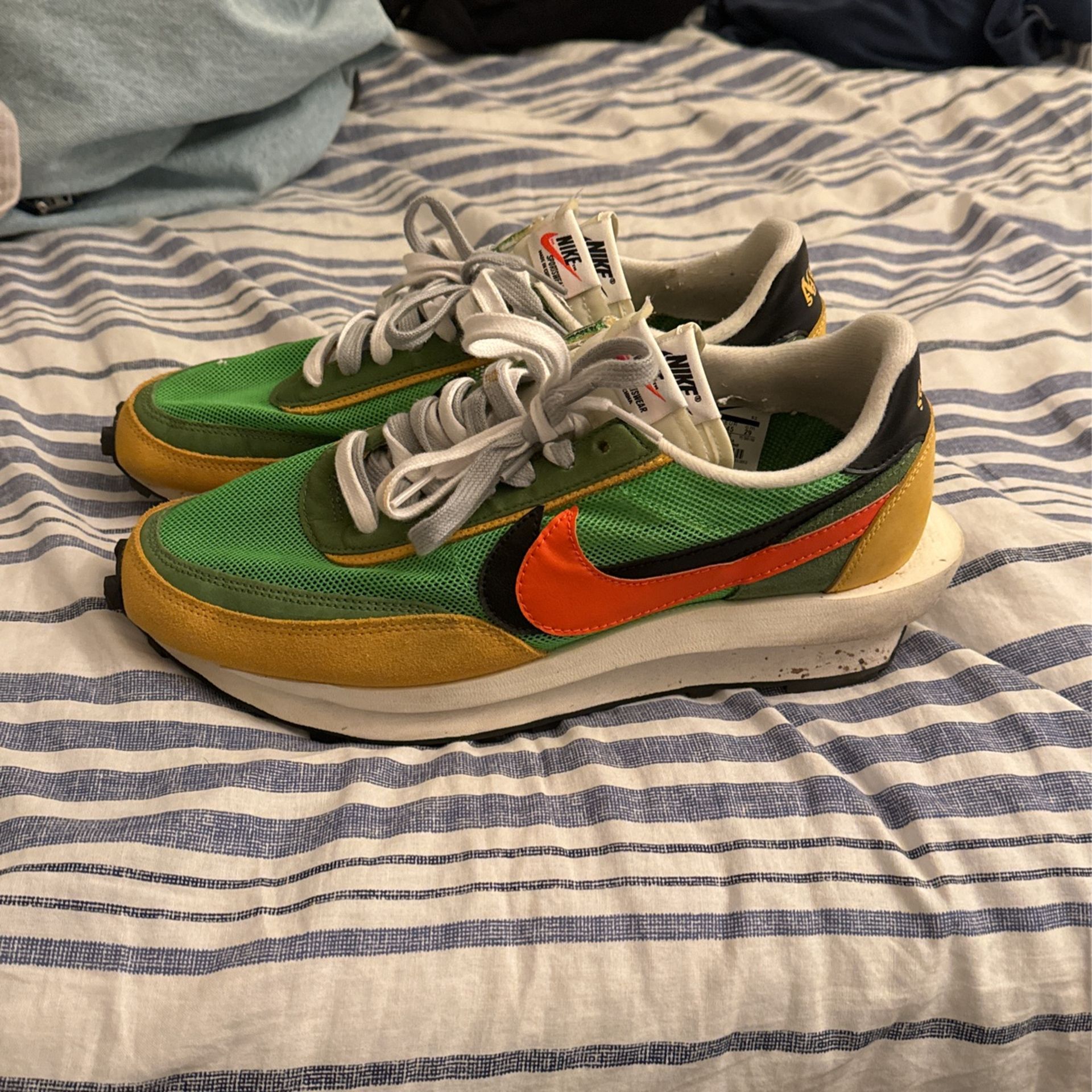 Sacai X Nike LD Waffle: Green Gusto