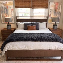 Like-New Living Spaces Sawyer Bedroom set 