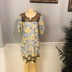 Espresso Sz M woman Floral Dress