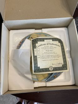 Enchanting Beauty: The Bradford Exchange "Swept Away" Limited Edition, Brand New and Never Opened