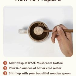 Ryze Mushroom Coffee $50