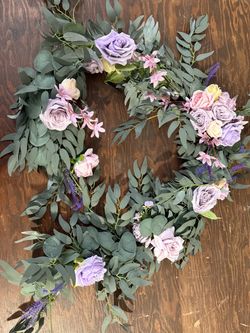 Artificial flower purple garden flower